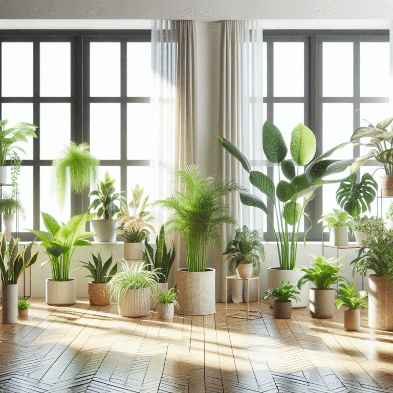 melhores plantas para purificar o ar em casa