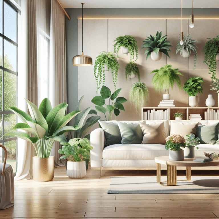 plantas para sala de estar que purificam o ar e embelezam o espaço