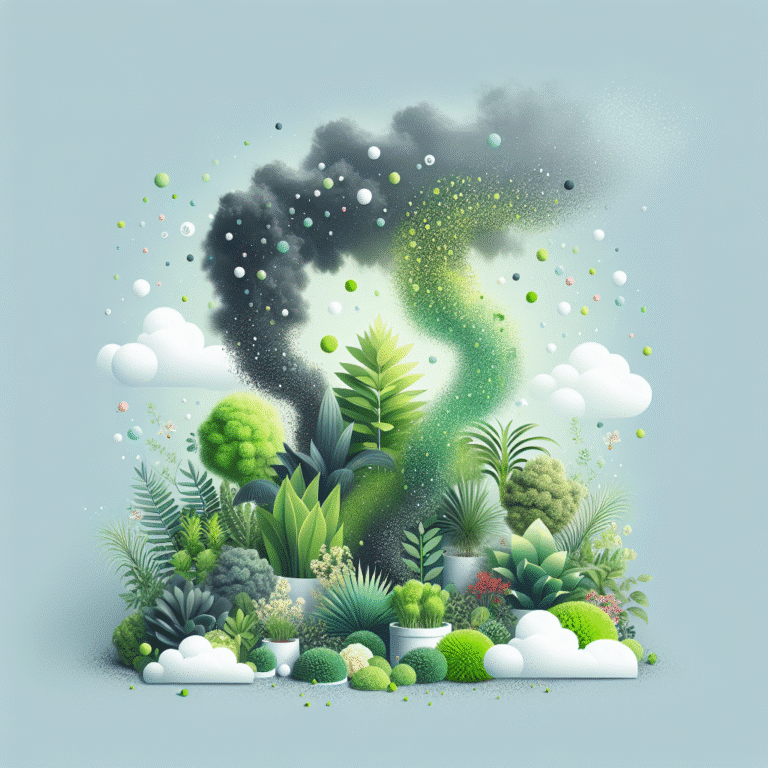 como as plantas melhoram a qualidade do ar
