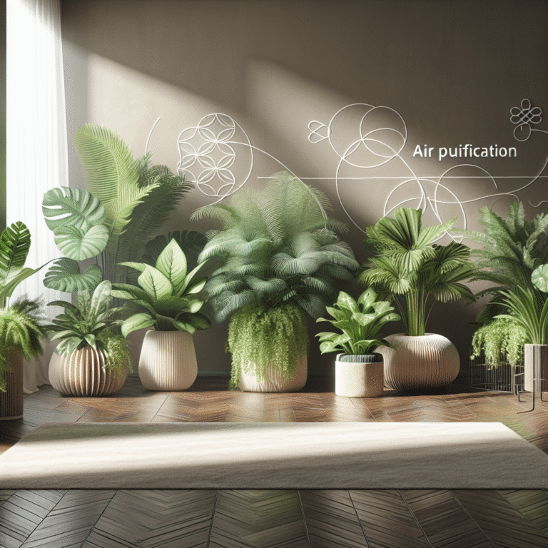 purificação do ar com plantas naturais
