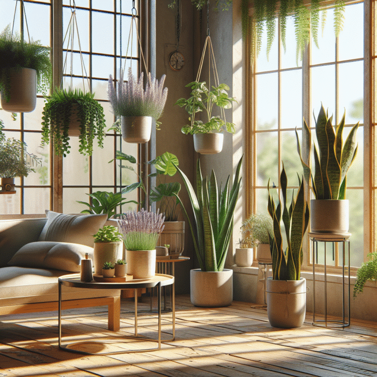 plantas que aliviam estresse em casa