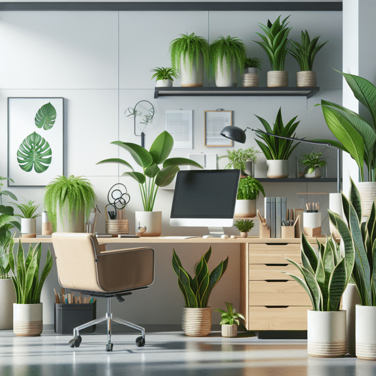plantas purificadoras de ar para escritório