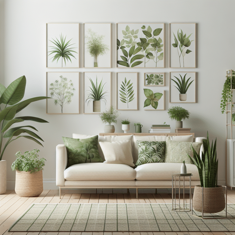Minimalismo e natureza: decoração com plantas