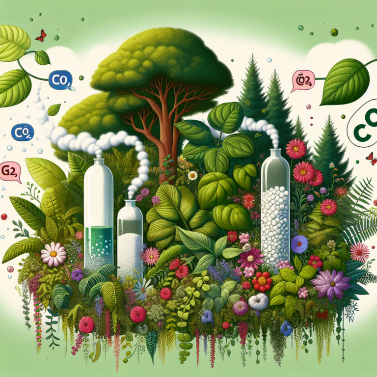 plantas que absorvem CO2