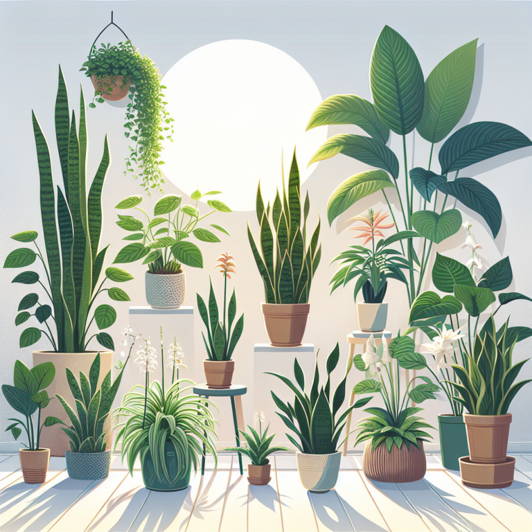 plantas que filtram poluição do ar