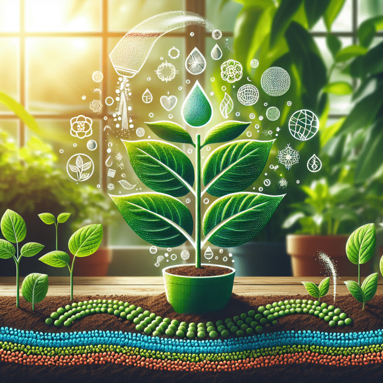 rega e nutrientes para plantas purificadoras