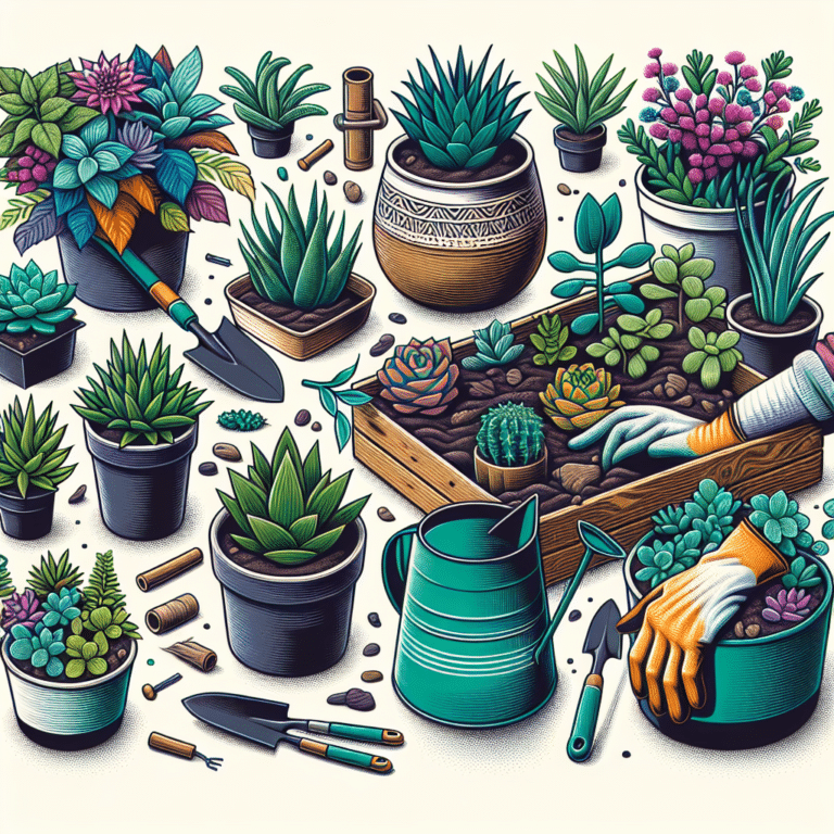 transplante de plantas de interior