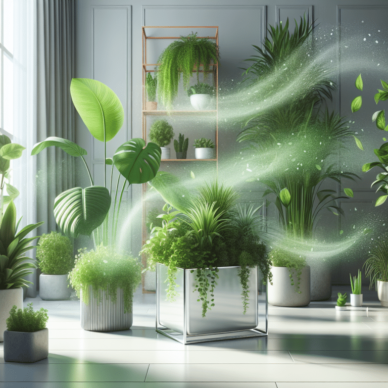 purificação do ar com plantas naturais