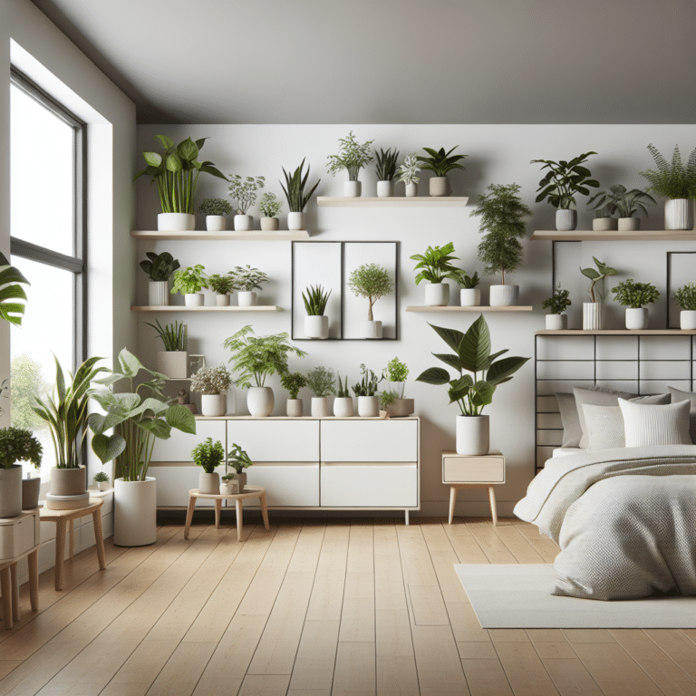 Como escolher as plantas ideais para um quarto moderno
