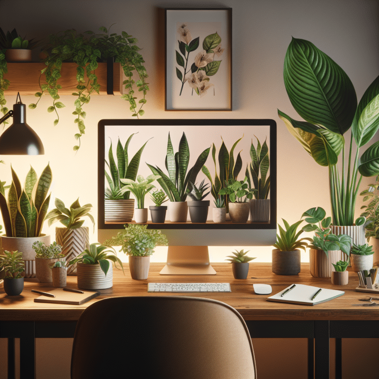 Dicas de plantas para sua mesa de trabalho
