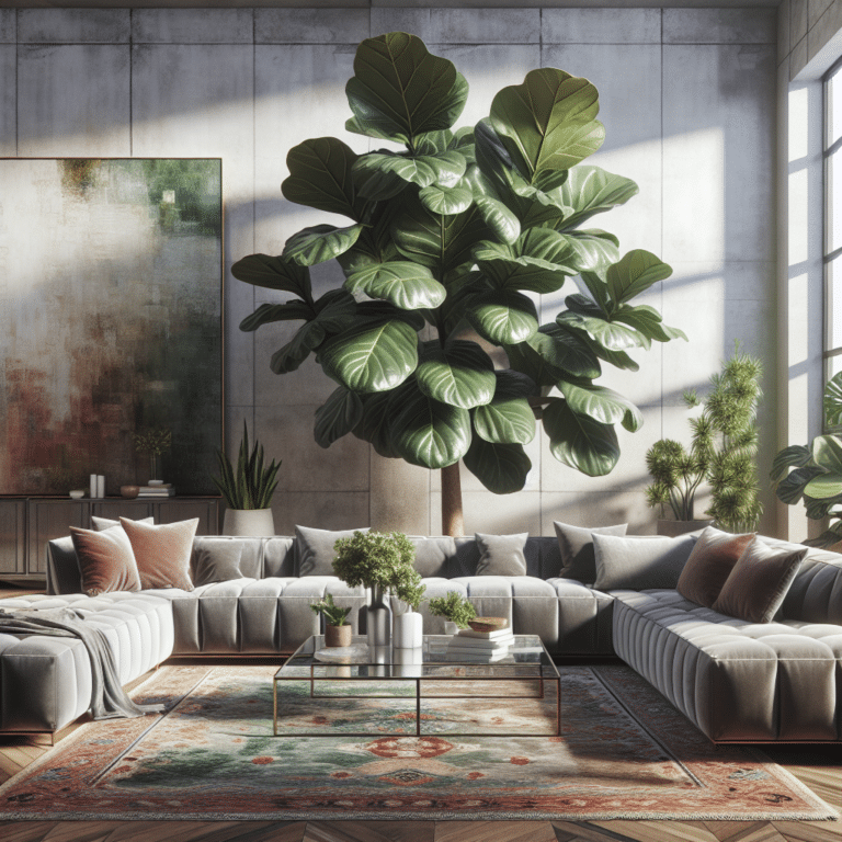 O impacto das plantas grandes na decoração de interiores