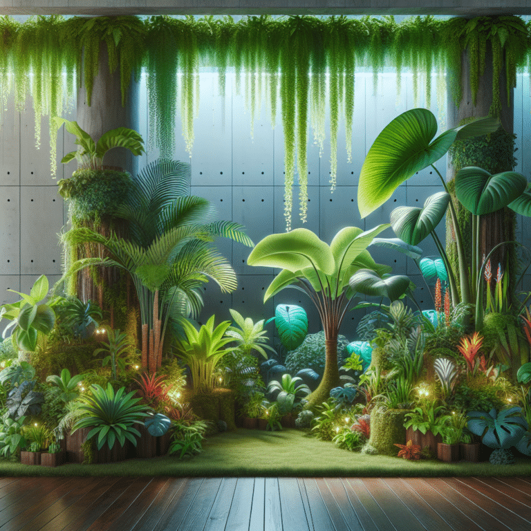 plantas tropicais para purificar o ar