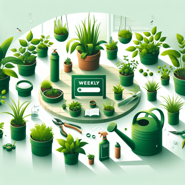 cuidados semanais com plantas de interior