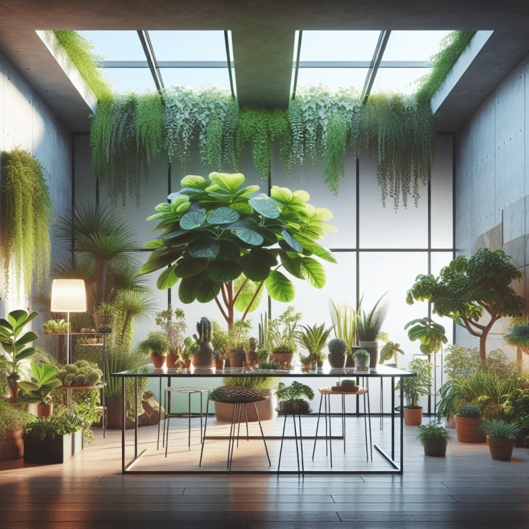 iluminação ideal para plantas internas