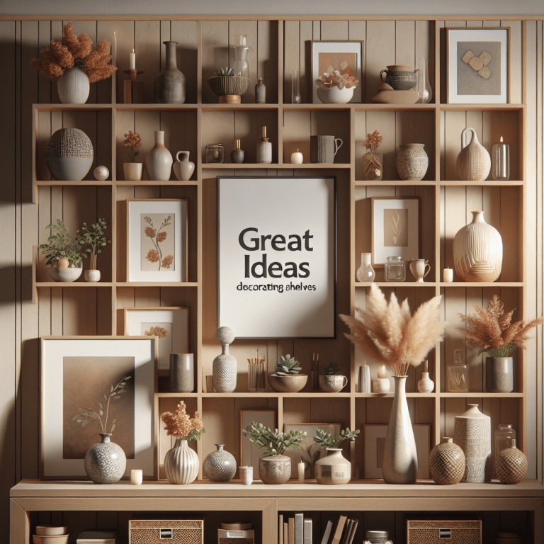 grandes ideias: adornando prateleiras