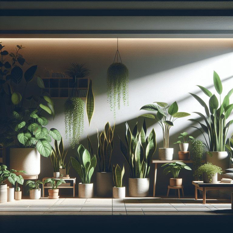 plantas que precisam pouca luz