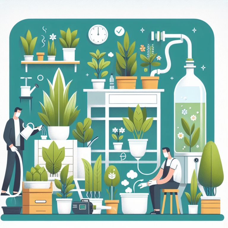manutenção de plantas purificadoras de ar