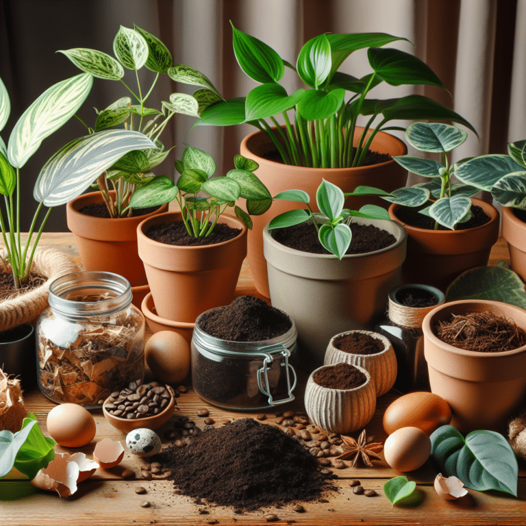 adubos naturais para plantas de casa