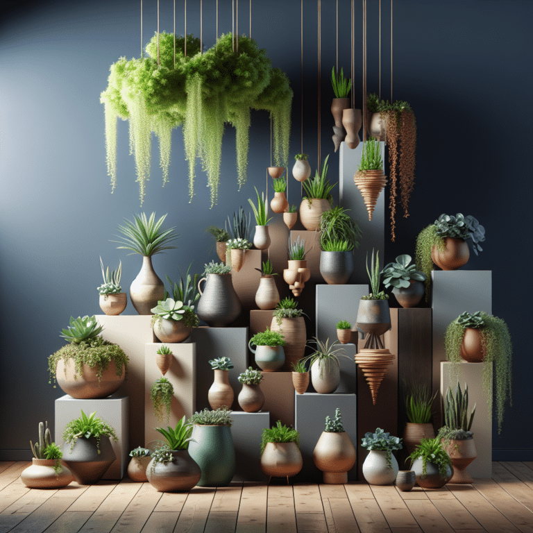 Plantas em Vasos Criativos: Inovação na Decoração