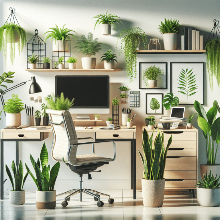 plantas purificadoras de ar para escritório