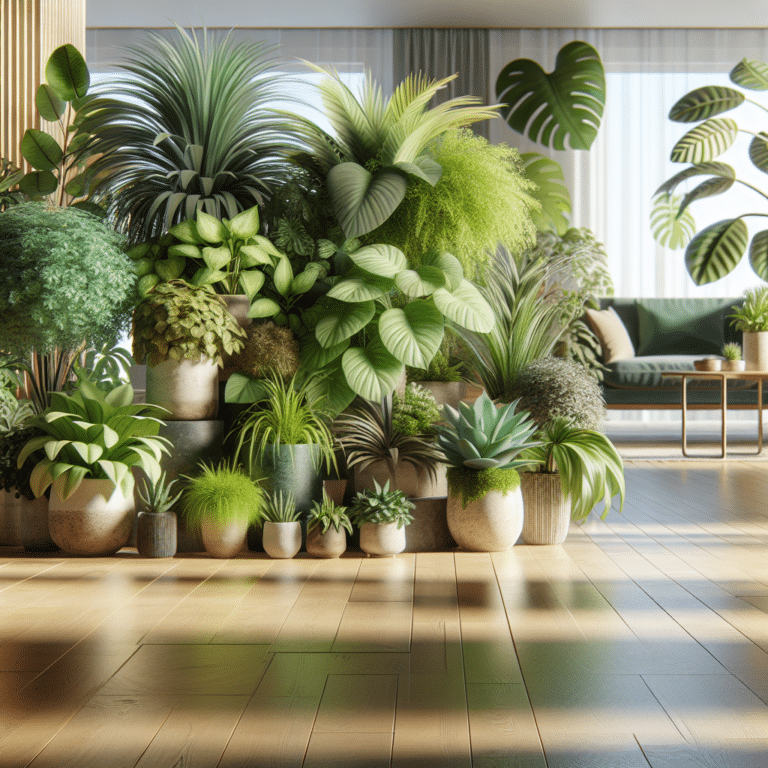 Arranjos de plantas purificadoras que melhoram o ar