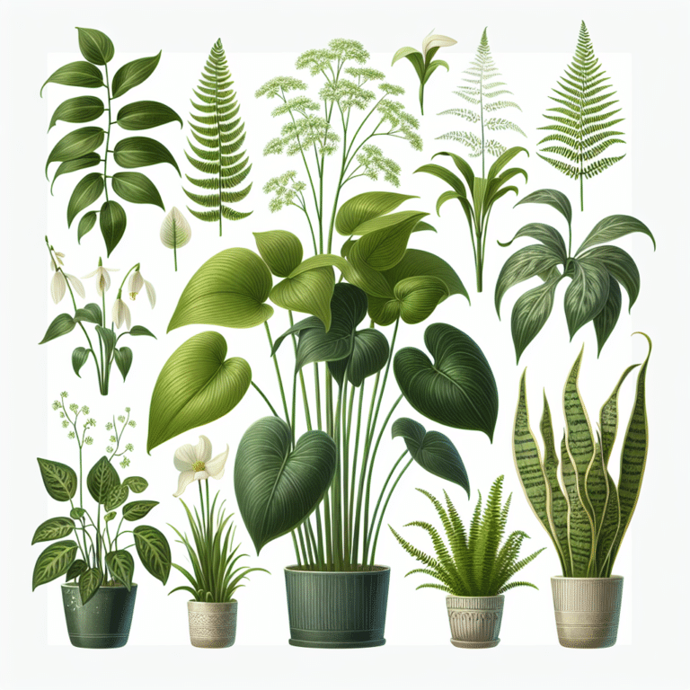 plantas resistentes para purificação do ar