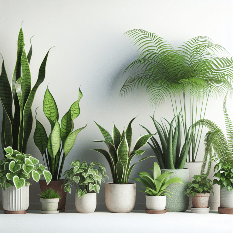 plantas de interior que limpam o ar