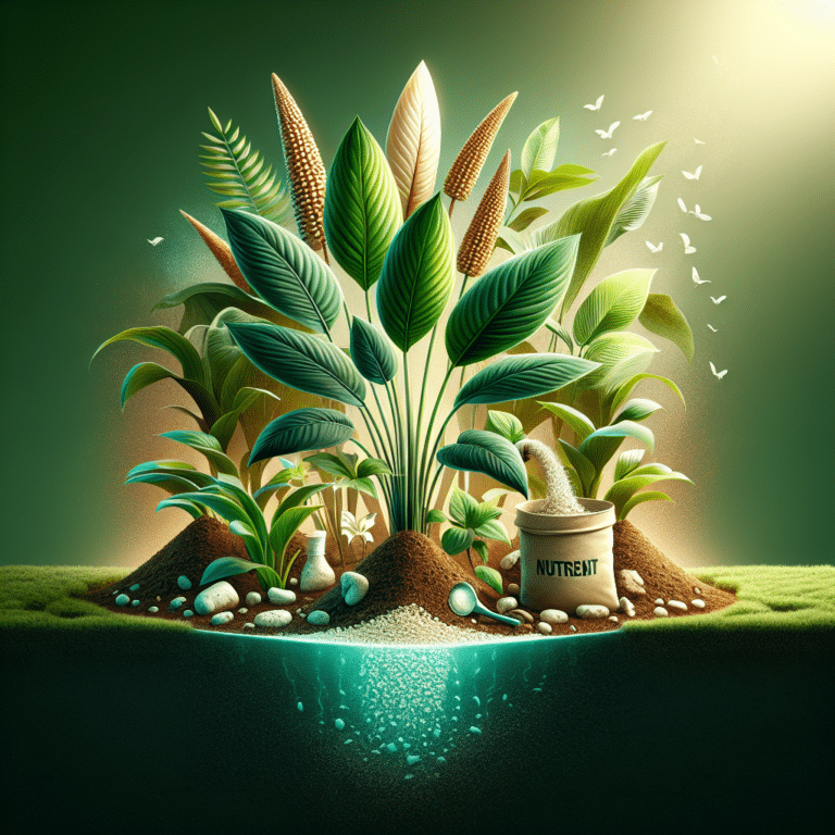 rega e nutrientes para plantas purificadoras